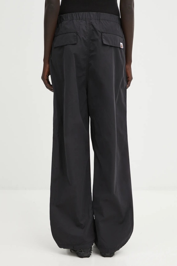 Abbigliamento A Bathing Ape pantaloni Crystal Stone Bape Logo Army Pants 001PTL302004L nero