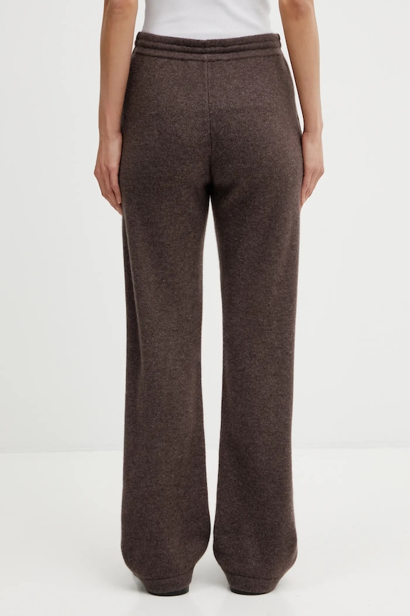 Clothing Sporty & Rich wool trousers SRC Cashmere PA02766302BR27 brown