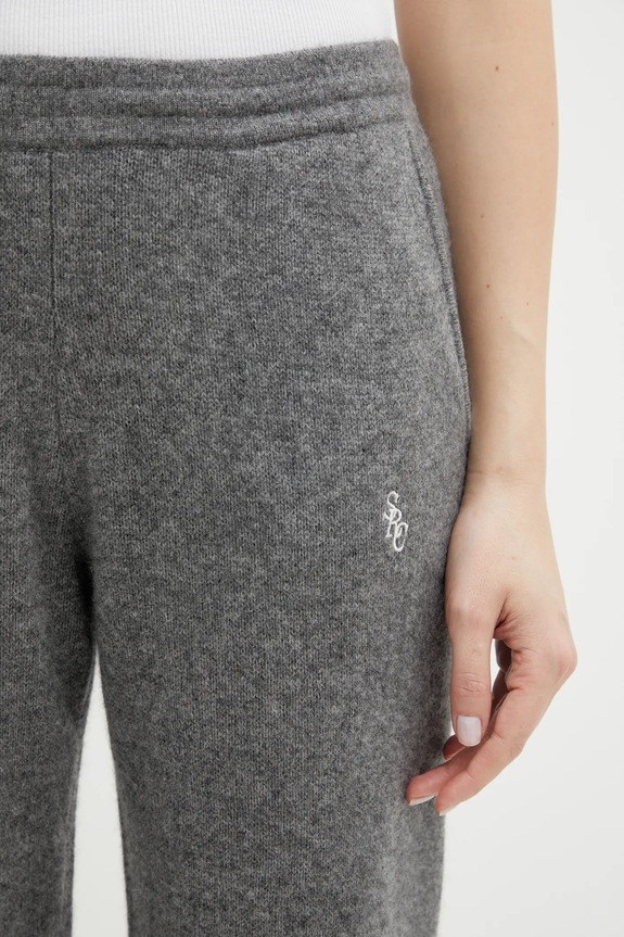 Штани Sporty & Rich SRC Cashmere сірий PA02767302GY22