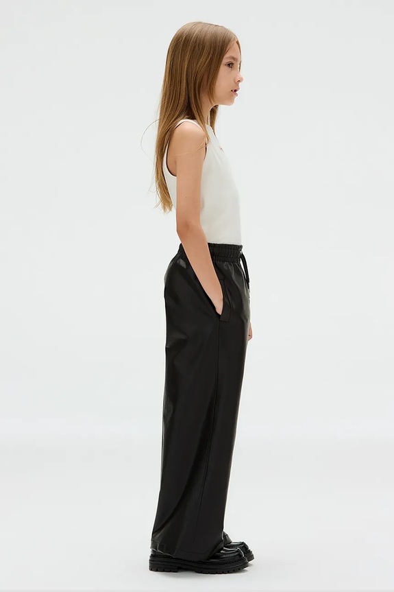 Calvin Klein Jeans pantaloni FAUX LEATHER IG0IG02983.9BYA