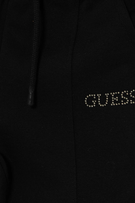 Dievča Detské bavlnené tepláky Guess J5YQ17.KAV34.9BYA čierna