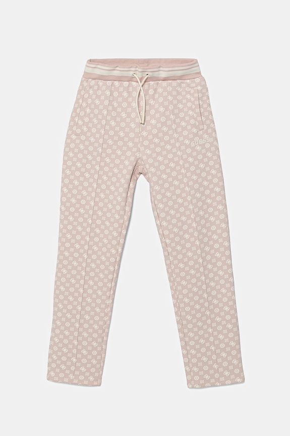 Dětské tepláky Guess pletenina růžová J5YQ34.KB212.9BYA