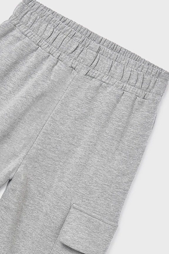 Dziewczynka Mayoral spodnie dresowe jogger cargo 7578.8F.Junior.9BYA szary