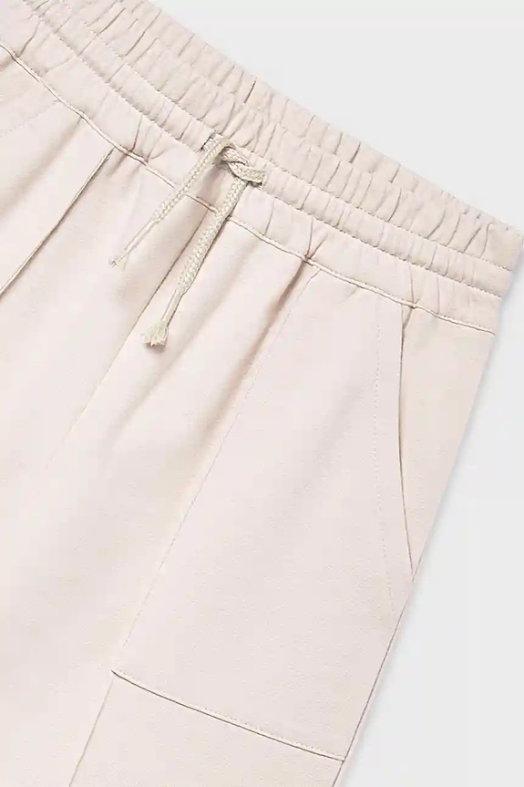 Fete Mayoral pantaloni copii wide leg 7579.8F.Junior.9BYA bej
