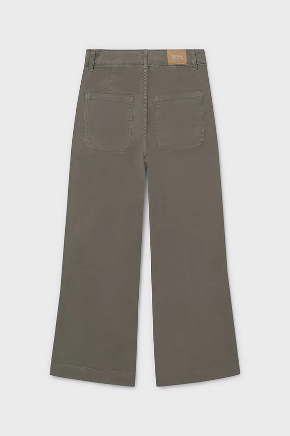 Detské nohavice Mayoral wide leg 7580.8G.Junior.9BYA zelená AW25