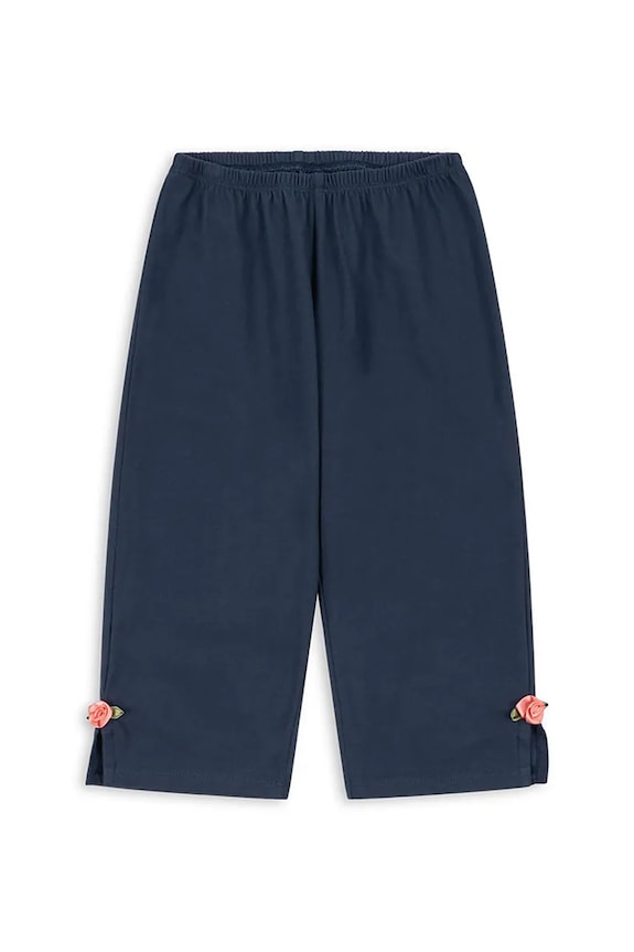 Dječje pamučne hlače Konges Sløjd PAMI PANTS GOTS bez uzorka mornarsko plava KS103956.9BYA