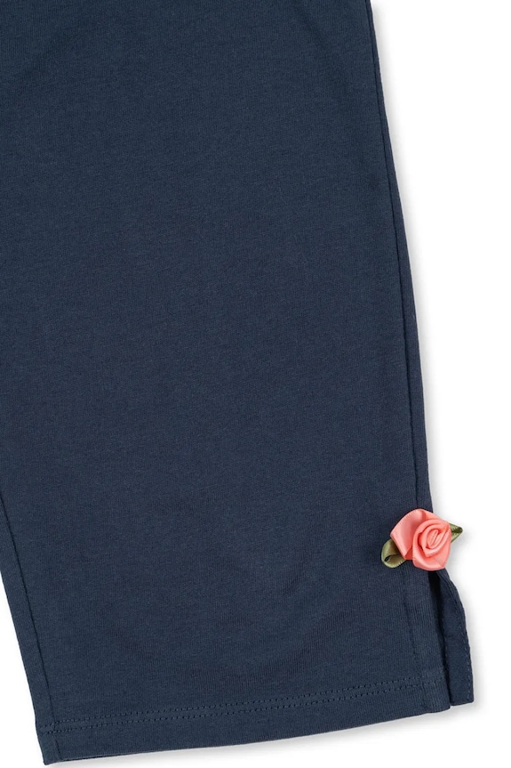 Παιδικό βαμβακερό παντελόνι Konges Sløjd PAMI PANTS GOTS σκούρο μπλε KS103956.9BYA