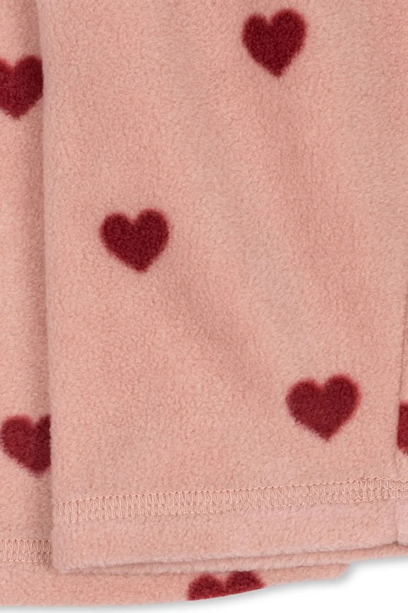 Дитячі спортивні штани Konges Sløjd TAVI FLEECE PANTS GRS рожевий KS101300.G.9BYA