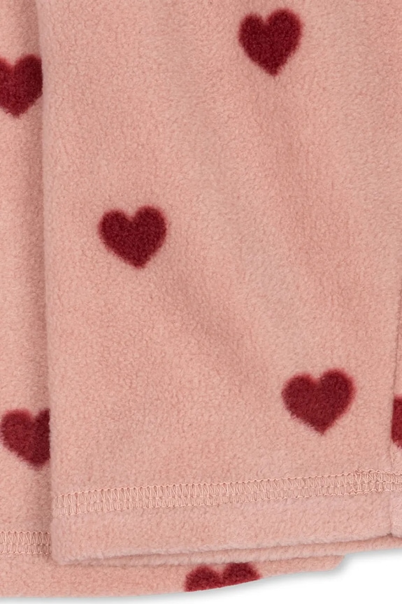 Дитячі спортивні штани Konges Sløjd TAVI FLEECE PANTS GRS рожевий KS101300.G.9BYA
