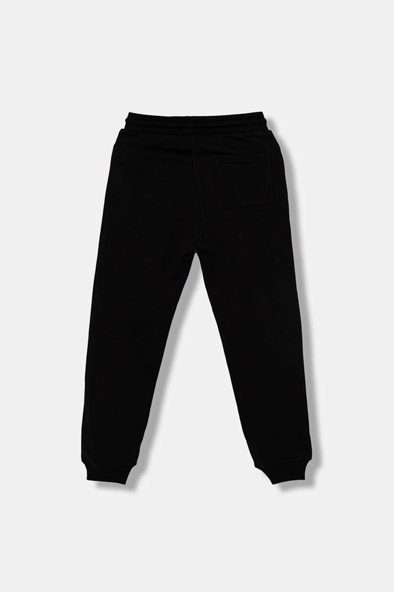 Παιδικό βαμβακερό παντελόνι Calvin Klein Jeans IU0IU00713.128.170.9BYA μαύρο AW25