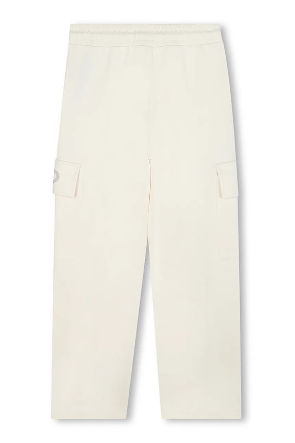 Fete Michael Kors pantaloni de trening din bumbac pentru copii R30453.114.150 bej