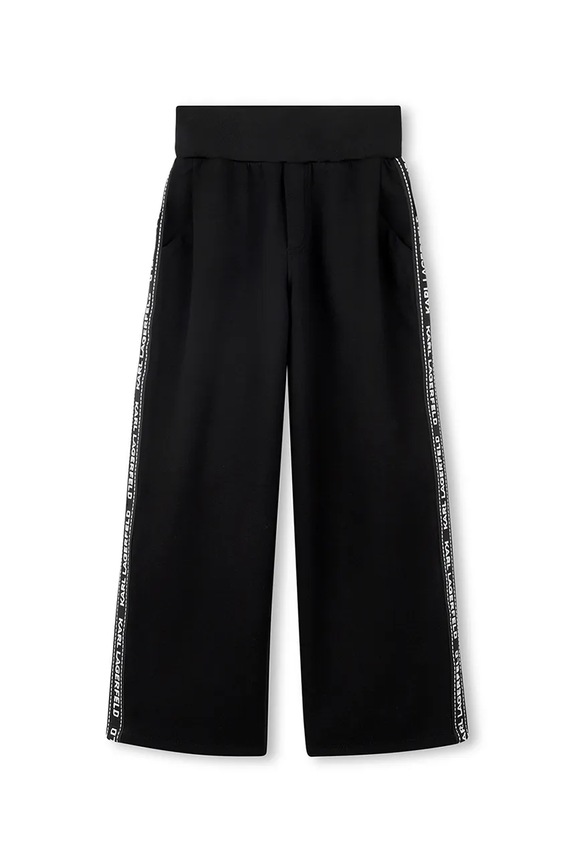 Karl Lagerfeld pantaloni de trening pentru copii Z30597.156.162 negru AW25