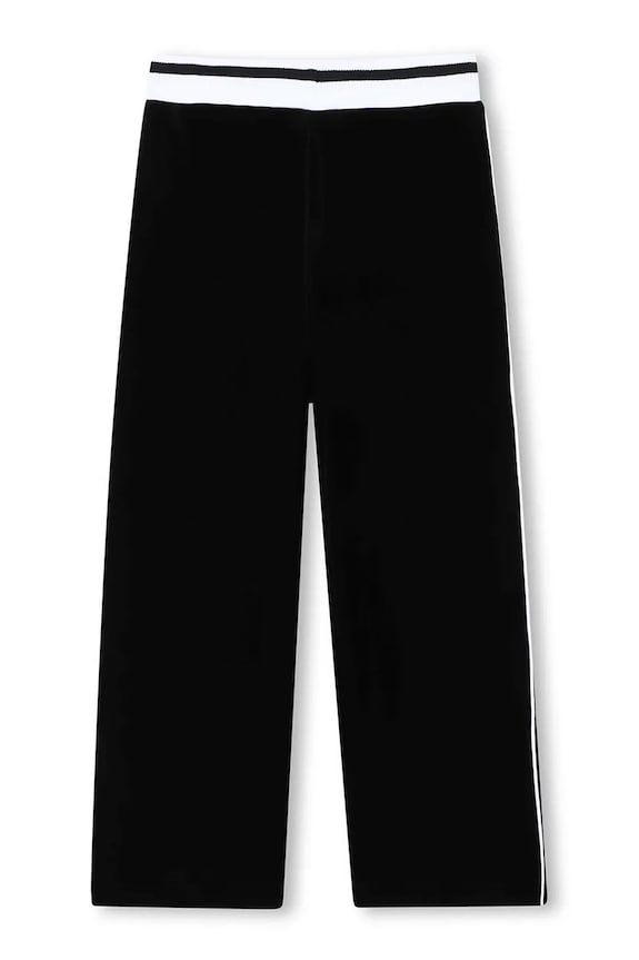 BIMBA HUGO pantaloni tuta in velluto per bambini G00503.156.162 nero