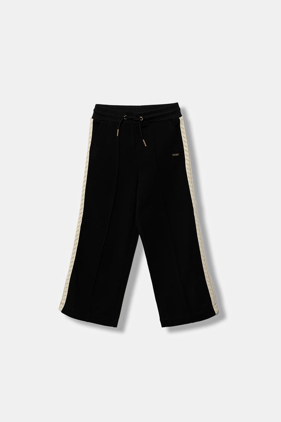 Detské tepláky BOSS s elastanom čierna J52415.126.150
