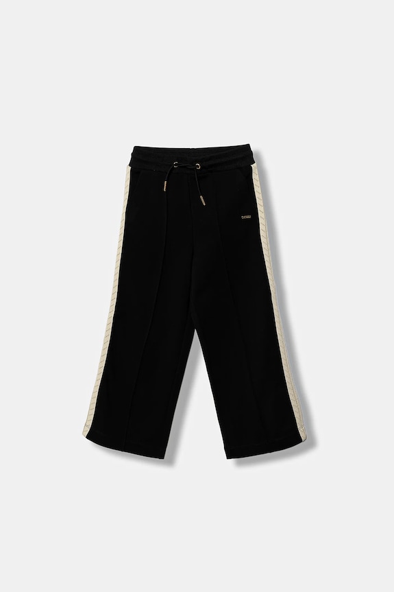 Detské tepláky BOSS s elastanom čierna J52415.126.150
