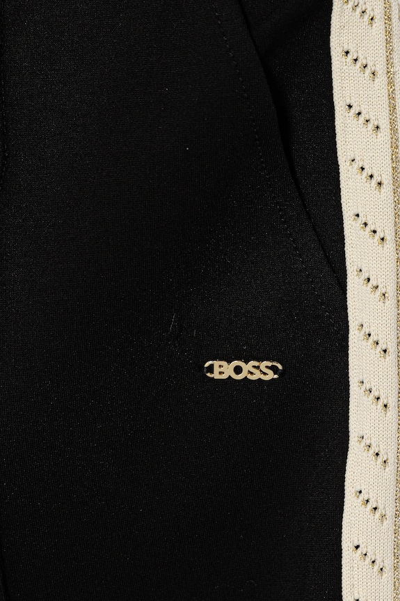 Dievča Detské tepláky BOSS J52415.126.150 čierna
