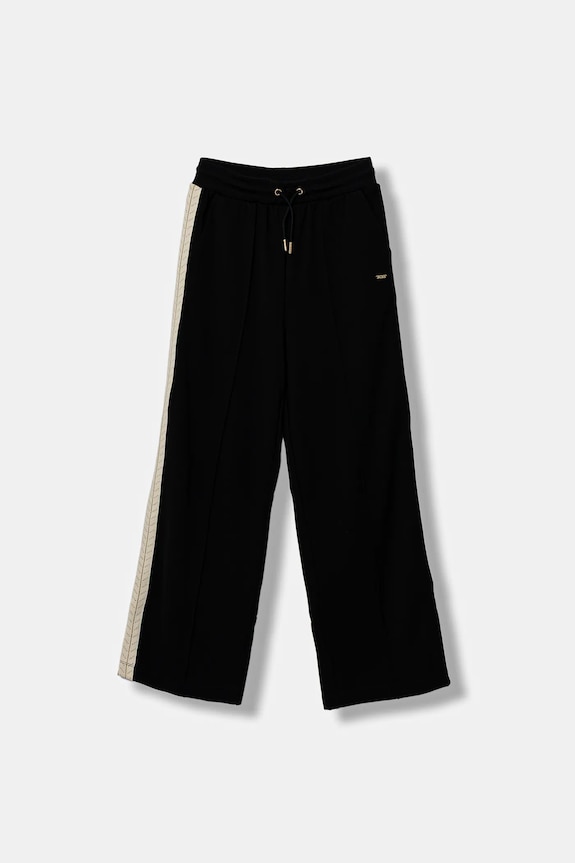 BOSS pantaloni de trening pentru copii tricotaj negru J52415.156.162