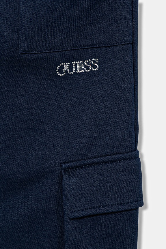 Dievča Detské tepláky Guess J5BQ13.KCKF2.9BYA tmavomodrá