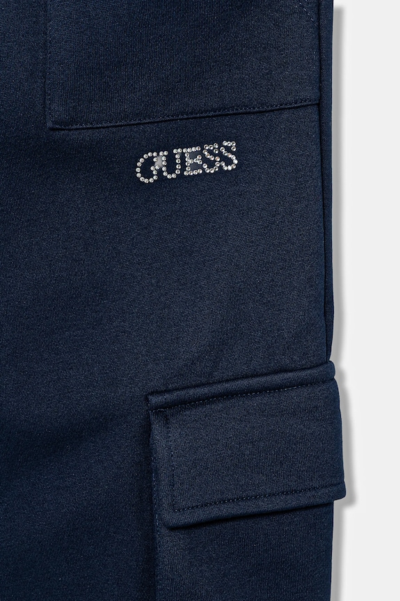 Dievča Detské tepláky Guess J5BQ13.KCKF2.9BYA tmavomodrá