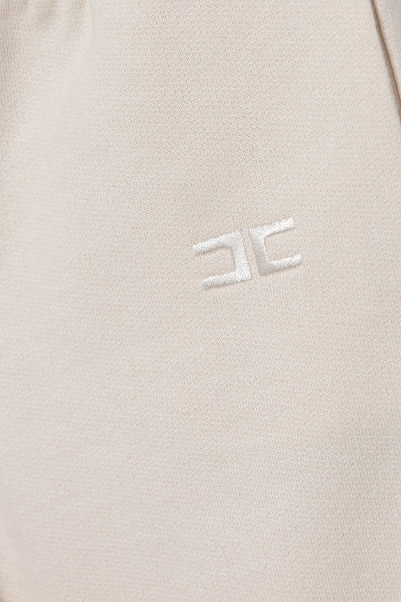 Djevojčice Dječji pamučni donji dio trenirke Elisabetta Franchi EGPA083.0.FF002 bež