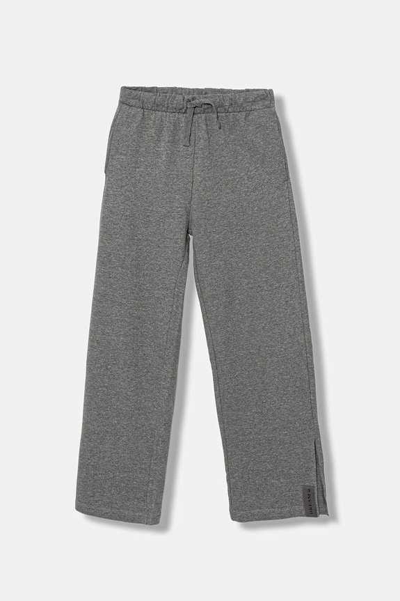 Παιδικό βαμβακερό παντελόνι United Colors of Benetton βαμβάκι γκρί 3NBMCF06K.G.seasonal