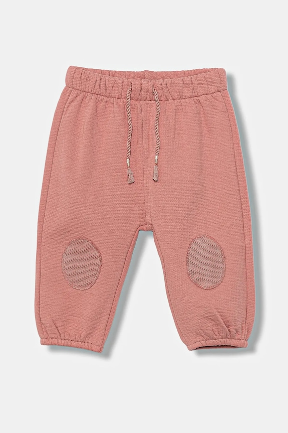 United Colors of Benetton pantaloni de trening pentru bebeluși bumbac portocaliu 3ITEAF02E.G.W.seasonal