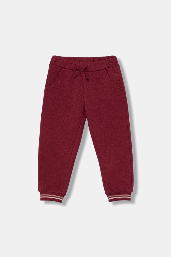 Detské tepláky United Colors of Benetton 32N4GF054.P.seasonal burgundské AW25