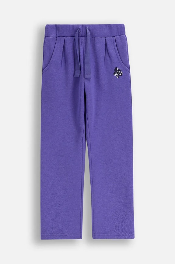 Coccodrillo pantaloni tuta bambino/a melange violetto ZC5120201RGK