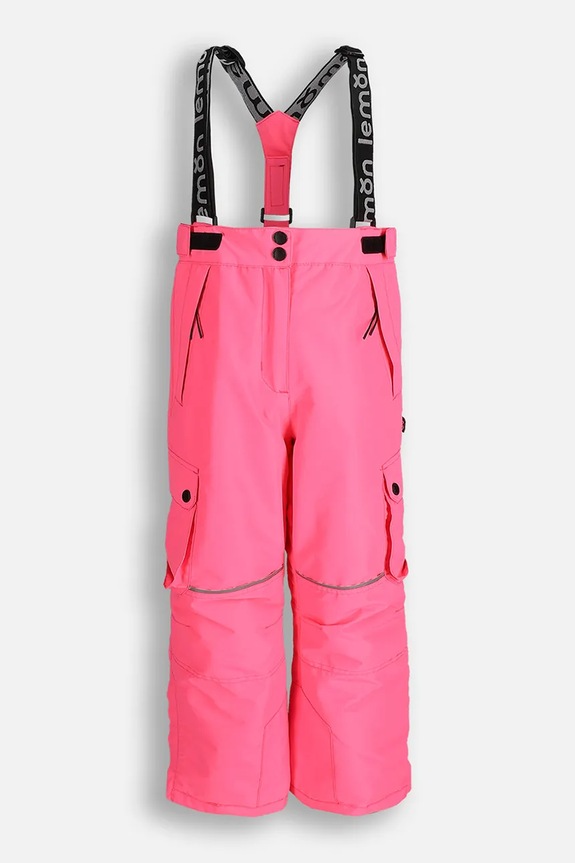 Dječje skijaške hlače Lemon Explore bez uzorka roza ZL5119204OSG