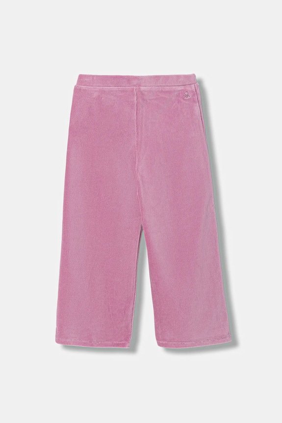 United Colors of Benetton spodnie 4DZBGF01E.P.Season.9BYA różowy AW25