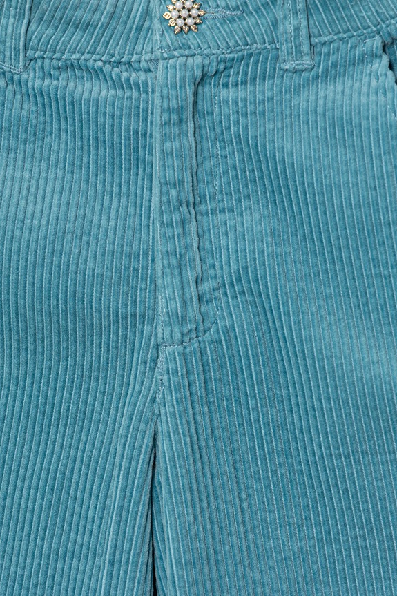 BIMBA United Colors of Benetton pantali velluto a coste bambini 4IZWCF05A.G.Seasonal turchese