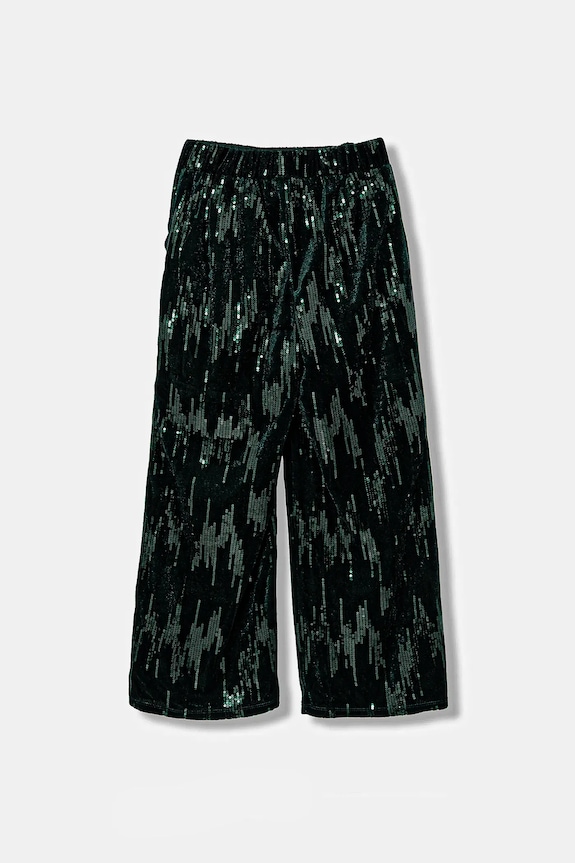 Detské nohavice United Colors of Benetton 4OZGCF05C.G.Seasonal zelená AW25