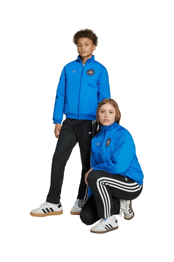 Detské tepláky adidas Originals pletenina čierna JV7677