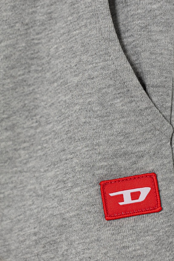 Dječaci Dječji pamučni donji dio trenirke Diesel PXGIN TROUSERS J02461.0GEAD siva