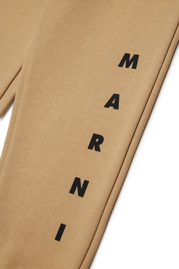 Dječji donji dio trenirke Marni MP72U TROUSERS bež M01218