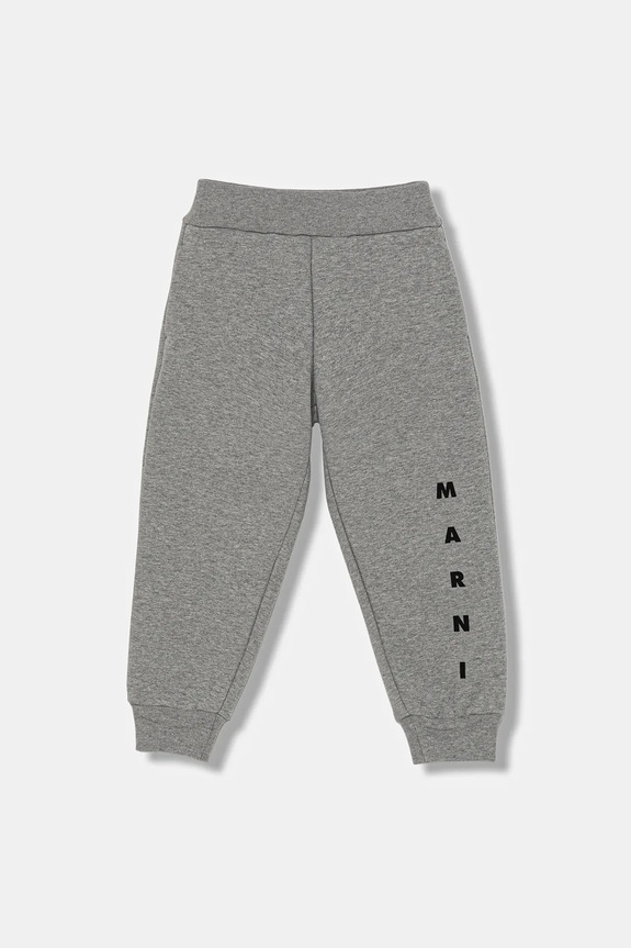 Marni pantaloni tuta bambino/a MP72U TROUSERS maglia grigio M01218