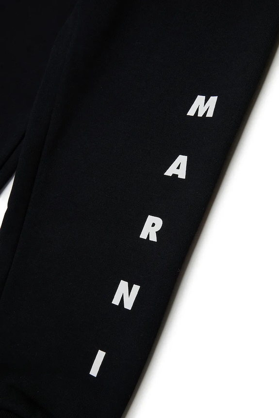 Παιδικό φούτερ Marni MP72U TROUSERS μαύρο M01218