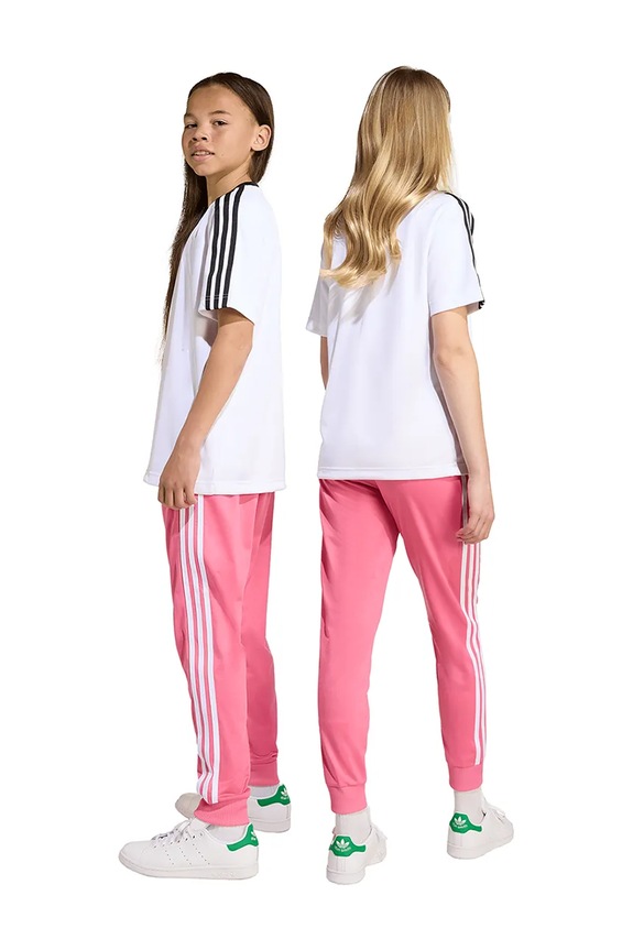 adidas Originals spodnie dresowe dziecięce JV8566 różowy