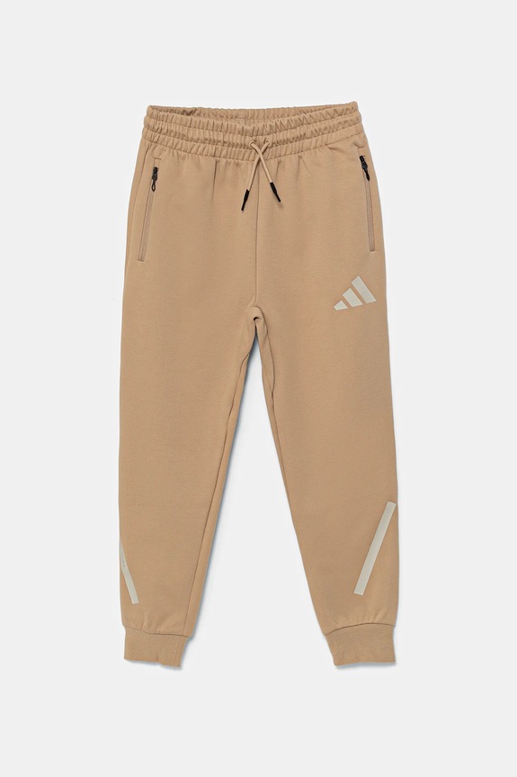 adidas spodnie dresowe dziecięce JW4002 brązowy AW25