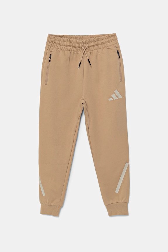 adidas spodnie dresowe dziecięce JW4002 brązowy AW25