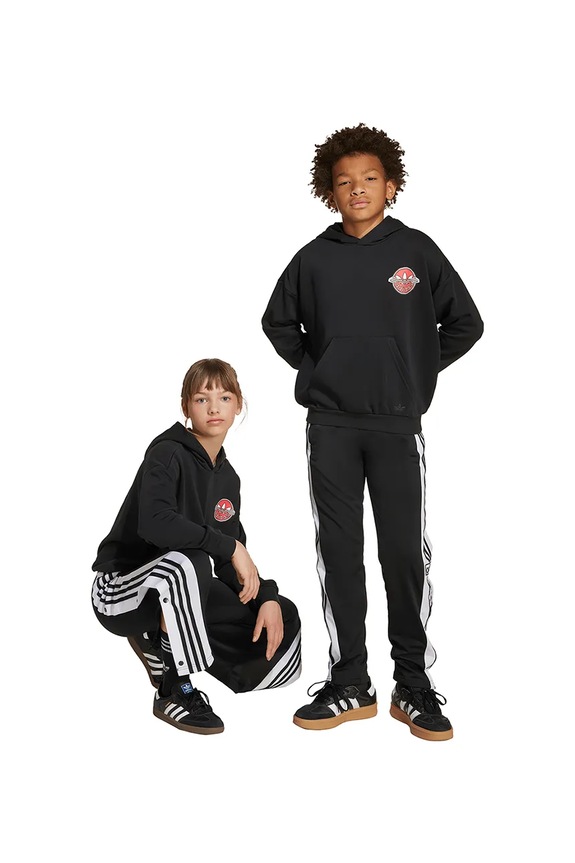 adidas Originals spodnie dresowe dziecięce dzianina czarny JX1091