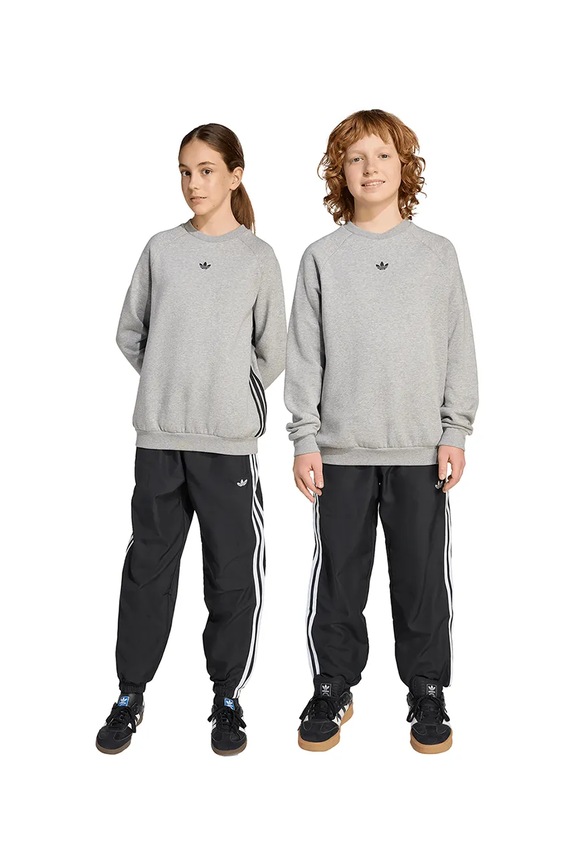 Dječji donji dio trenirke adidas Originals tkanina crna KC5058