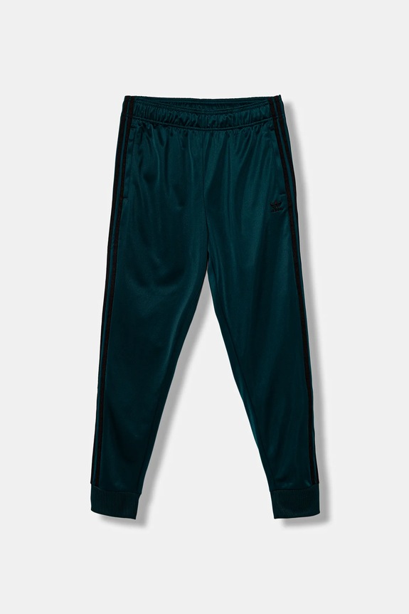 Detské tepláky adidas Originals JV8569 zelená AW25