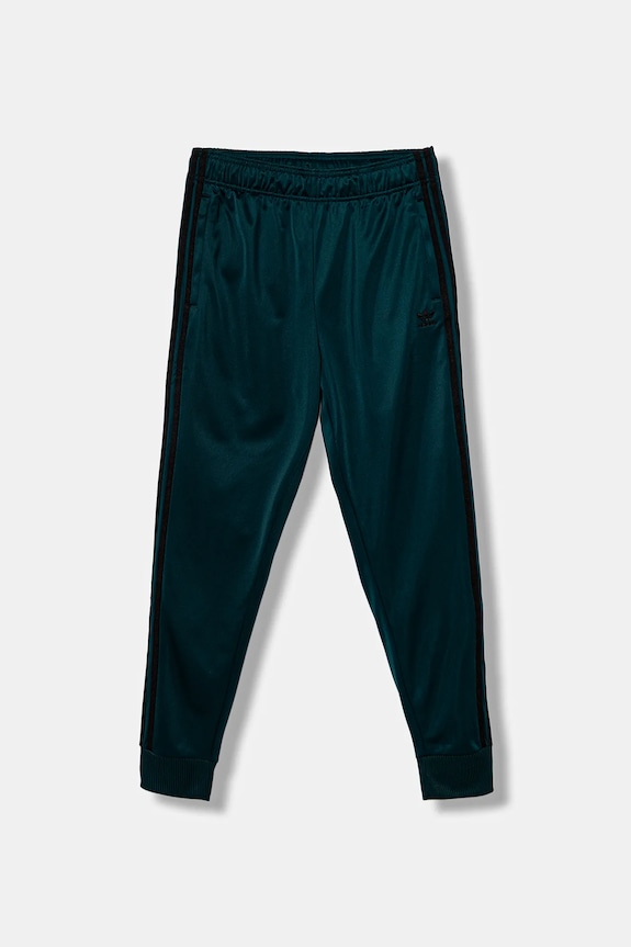 Detské tepláky adidas Originals JV8569 zelená AW25
