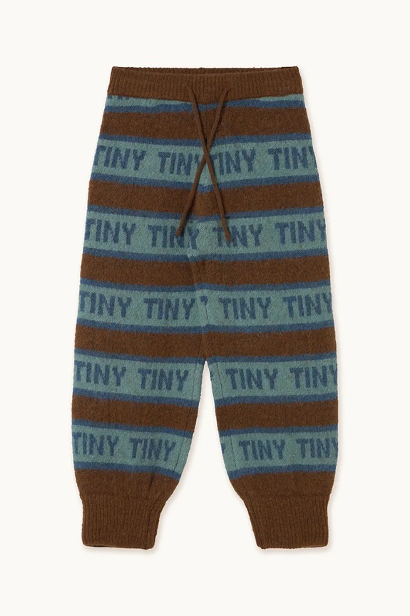 Tinycottons spodnie dresowe dziecięce TINY PANT AW25.123 brązowy AW25