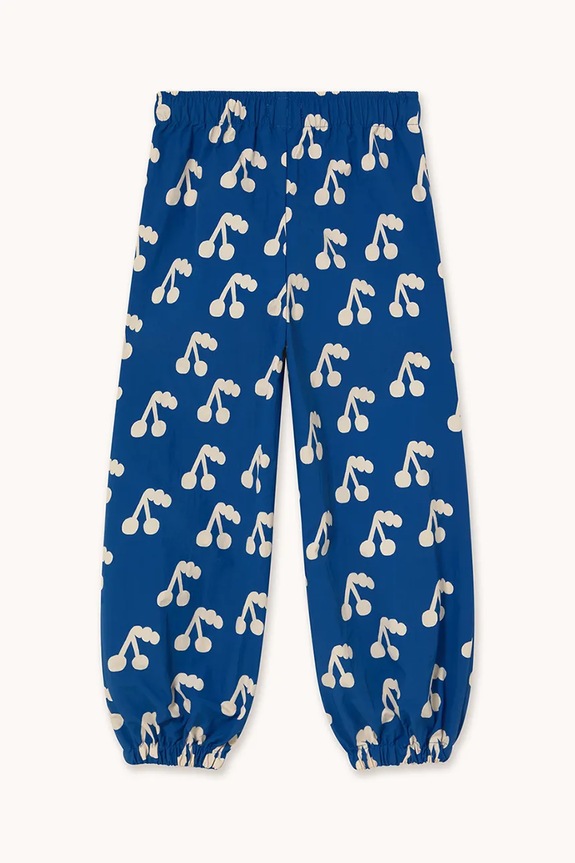Chłopiec Tinycottons spodnie dresowe dziecięce CHERRIES WOVEN SWEATPANT AW25.189 niebieski
