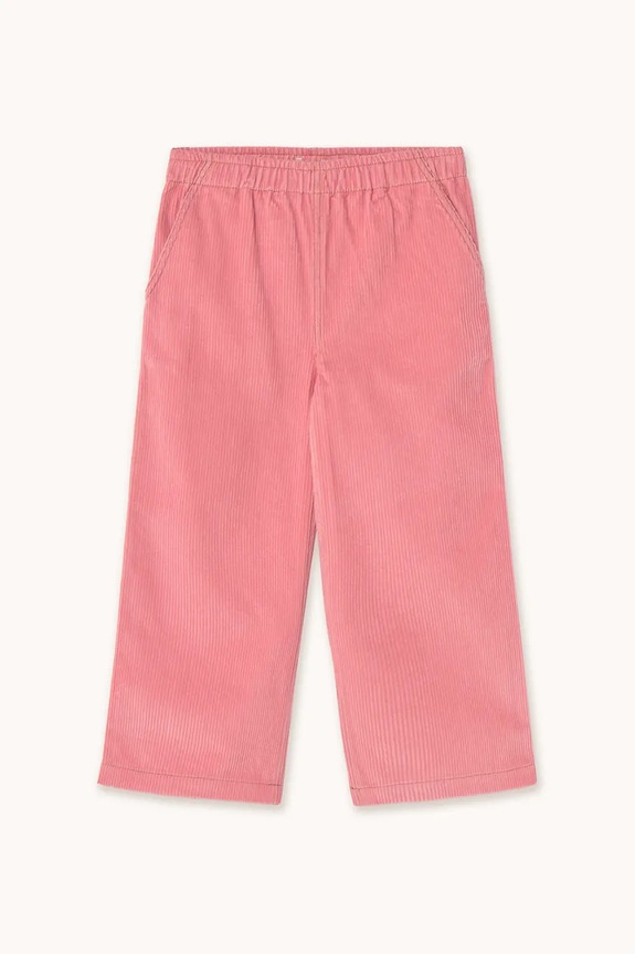 Tinycottons spodnie dziecięce TINY SOLID WOVEN PANT AW25.457 różowy AW25