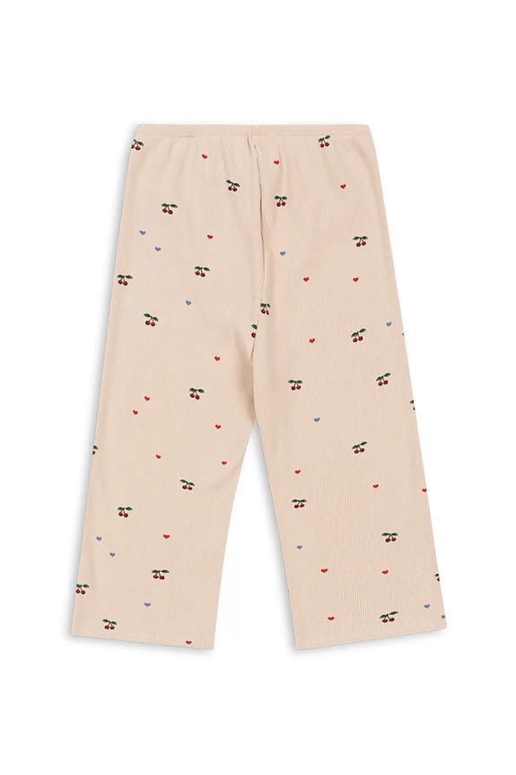 Παντελόνι από βαμβάκι Konges Sløjd ELLA PANTS GOTS KS103800.9BYA μπεζ AW25