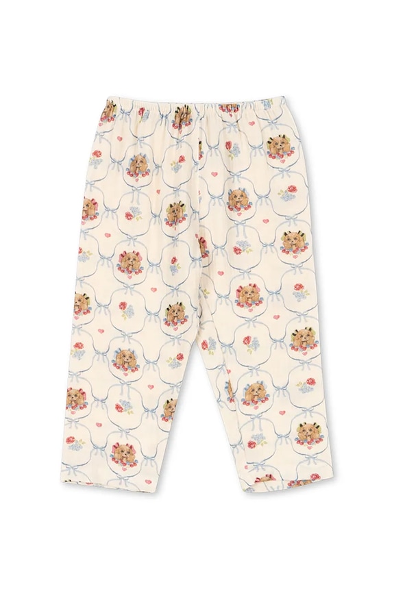Konges Sløjd pantaloni in lana bambino/a COCO PANTS GOTS maglia beige KS103760.9BYA