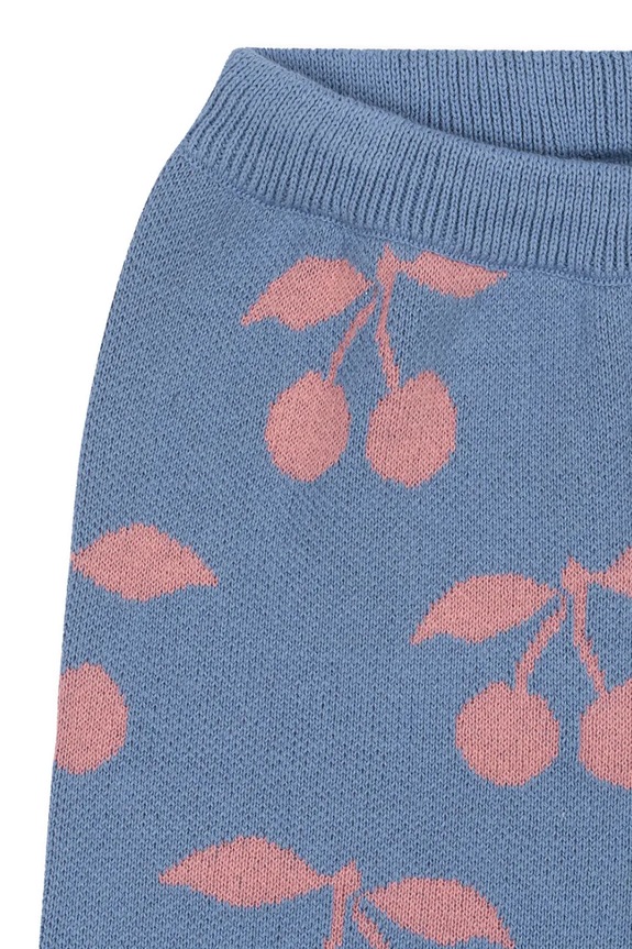 Fiú Konges Sløjd gyerek pamut nadrág LAPIS KNIT PANTS GOTS KS103855.9BYA lila